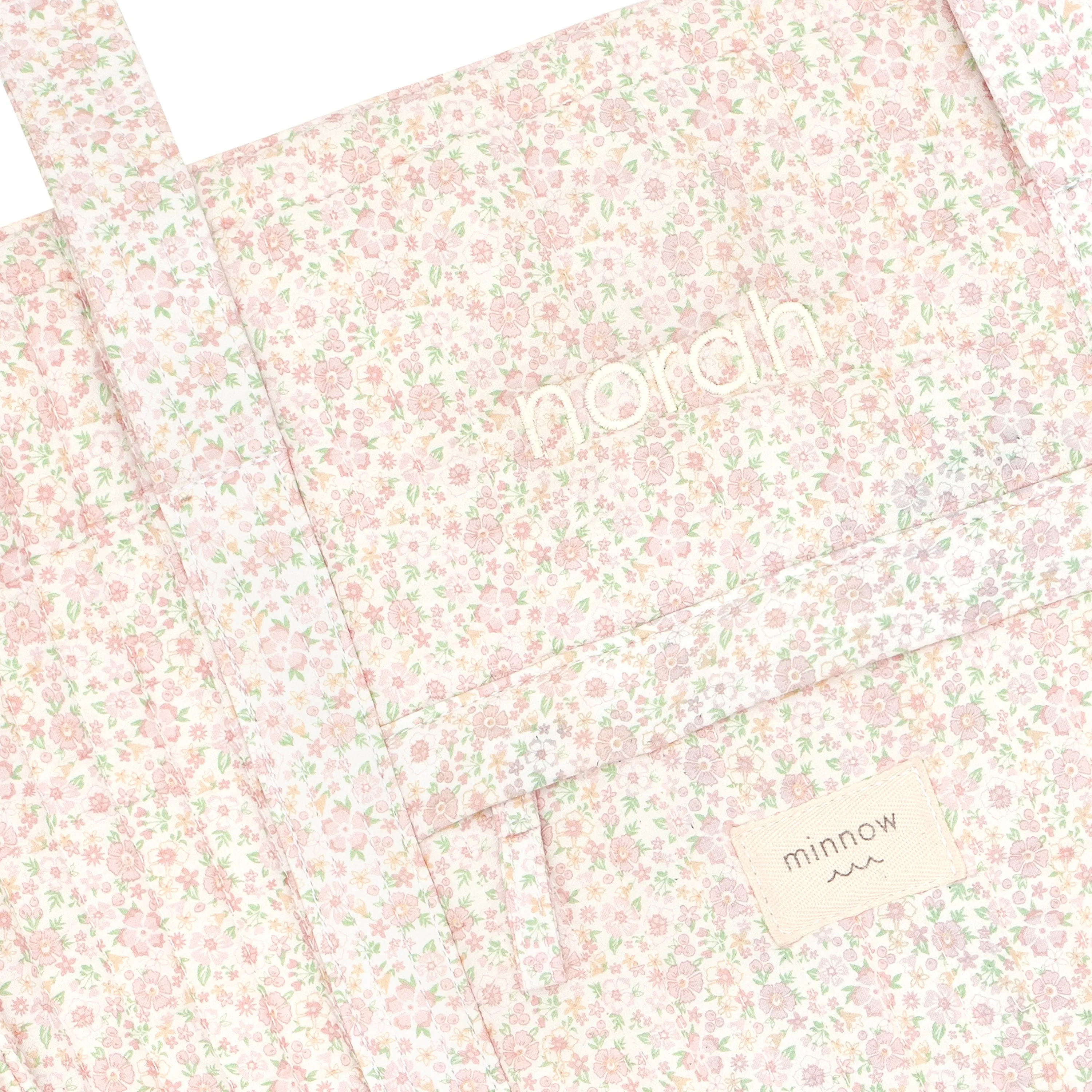 antique floral everyday tote