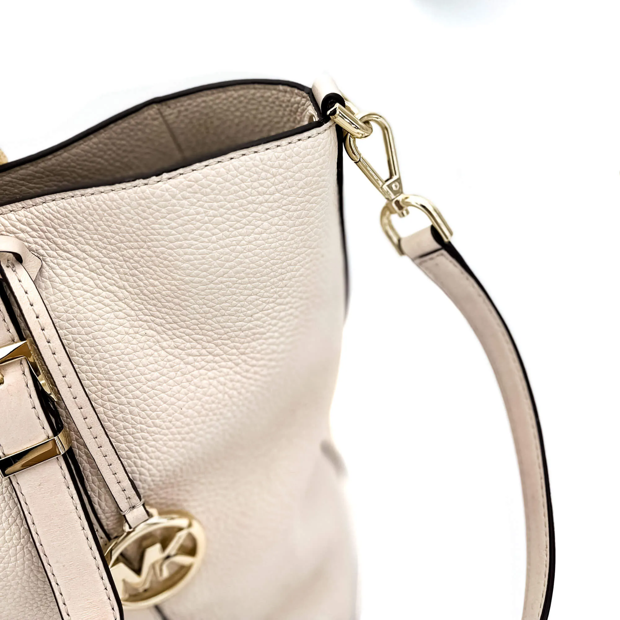Bedford Legacy Leather Tote Off-White Large