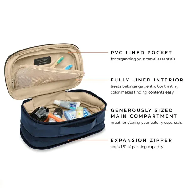 Briggs & Riley Baseline Expandable Essentials Toiletry Kit- BL115X