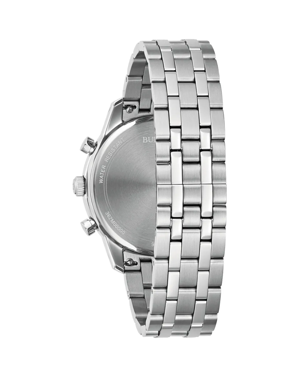 Bulova Timeless Elegance Chronograph Watch Stainless Steel Design 96B411