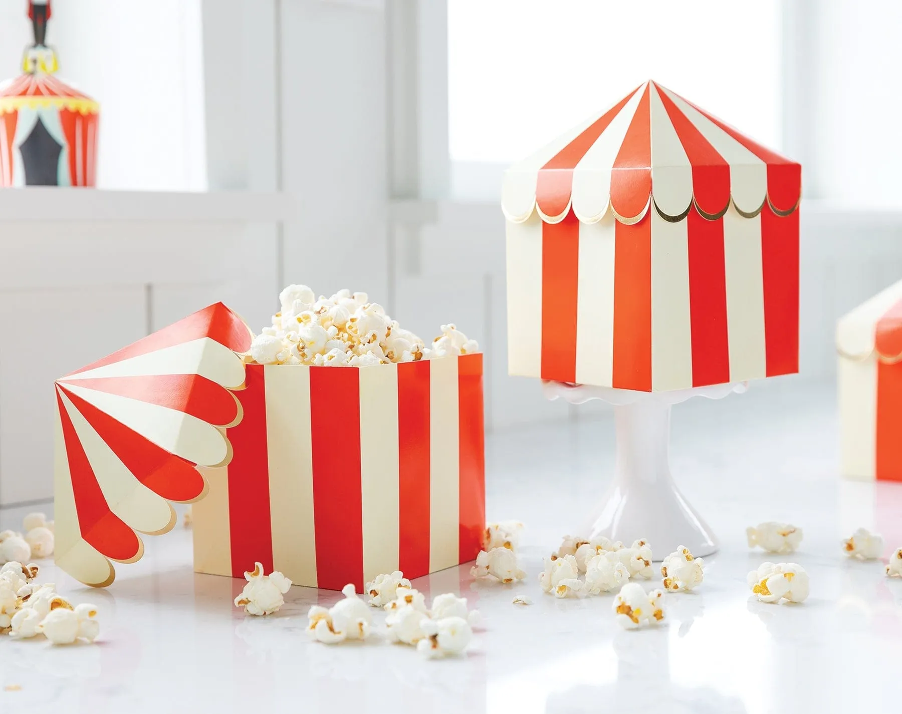 Carnival Party Tent Favour/Treat Boxes x 8