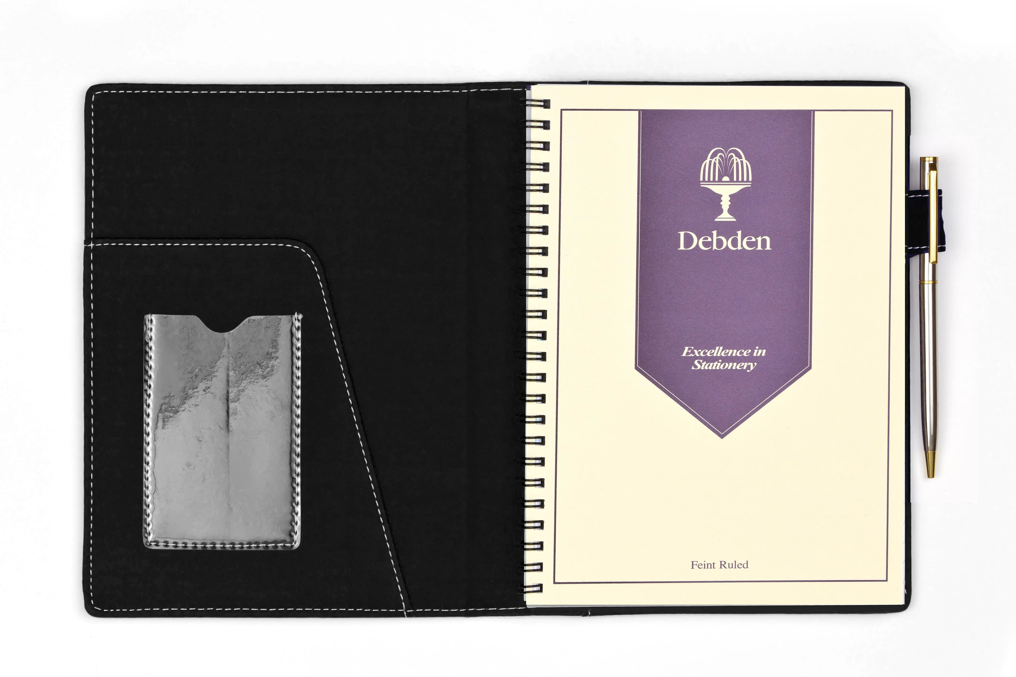Collins Fashion Compendium with Notepad - Contrast stitching, Size A5