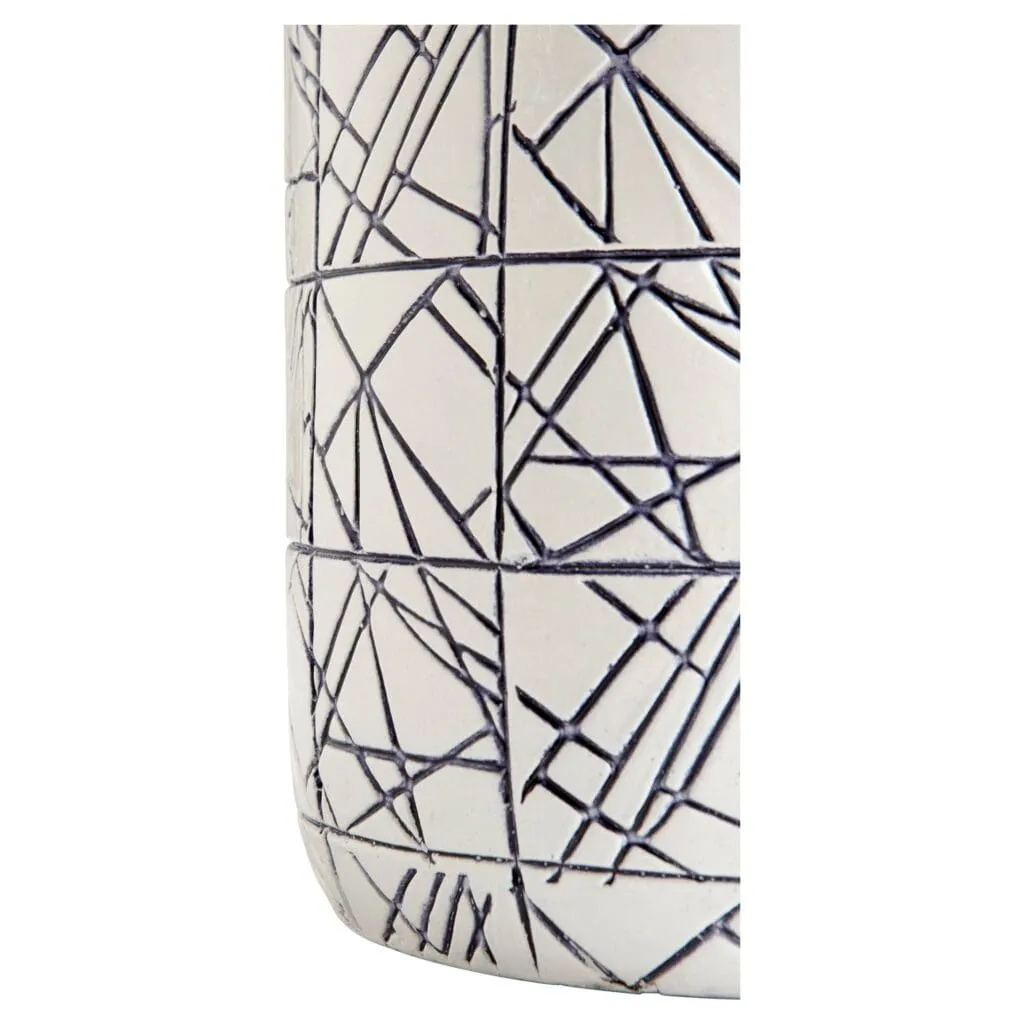 Cyan Design 11126 Dark Zenith Vase - Blue And White - Large