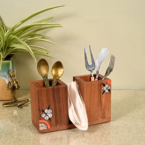 Dahlia Flora Cutlery Stand