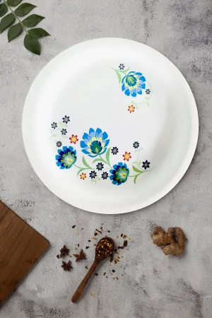 Elevate your dining experience with our Blue Floral Plate collection. They are crafted from durable plastic.
