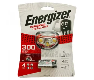 Energizer Vision Headlight 300L LED Headlamp HDB322 - (Pack of 1)