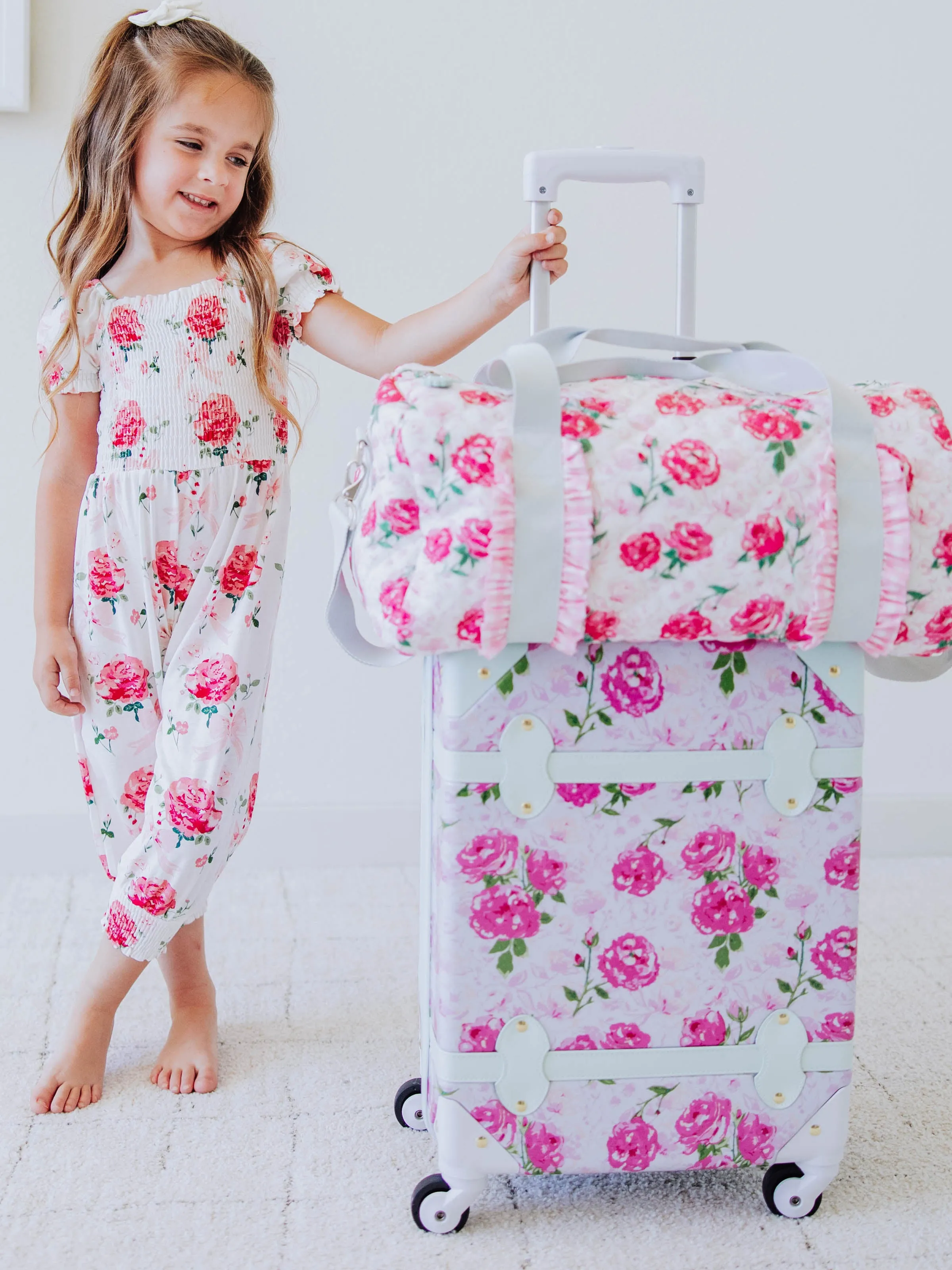 Everyday Duffle - Raspberry Roses