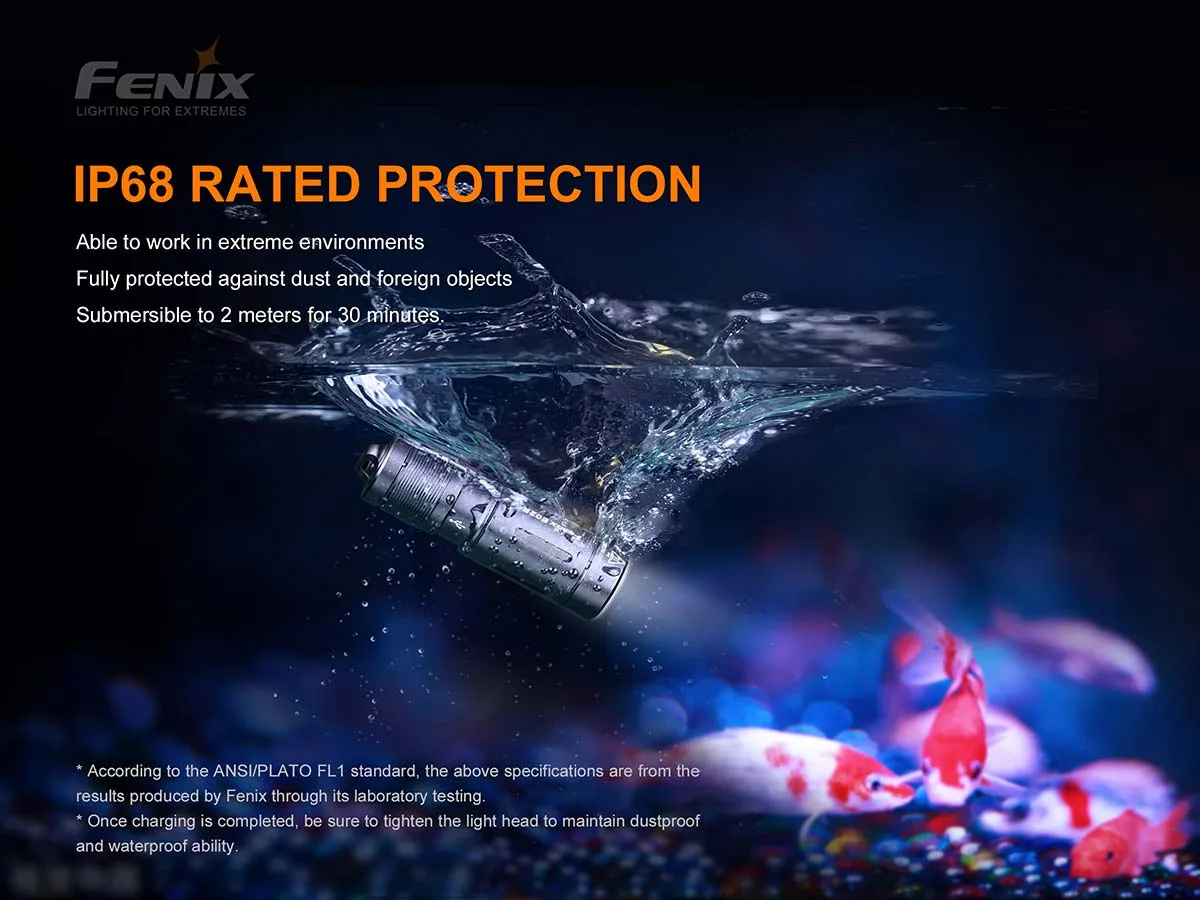 Fenix E02R Rechargeable EDC Flashlight