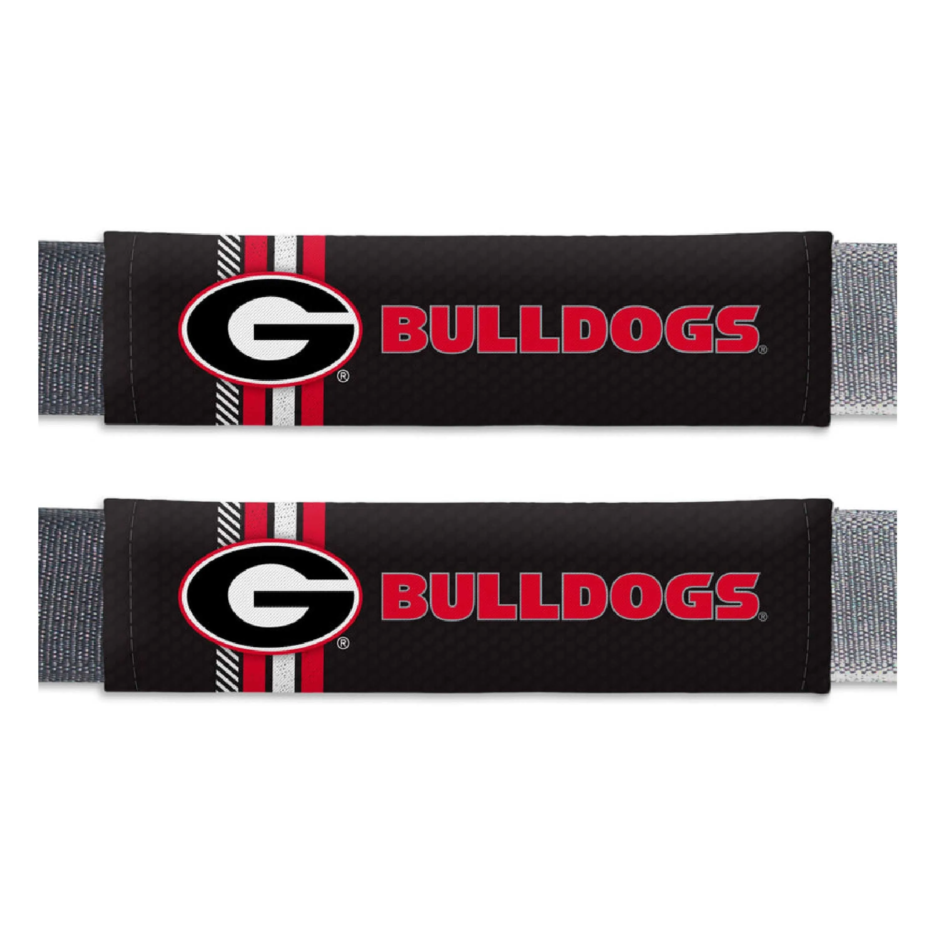 Georgia Bulldogs Team Color Rally Seatbelt Pad - 2 Pieces