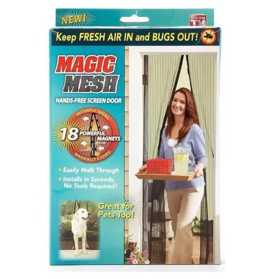 Hands Free Screen Door Mesh HY-132
