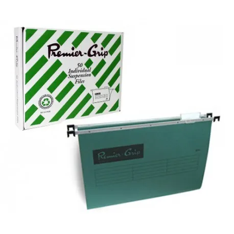 Hanging File Premiere Grip Code Fullscap Green