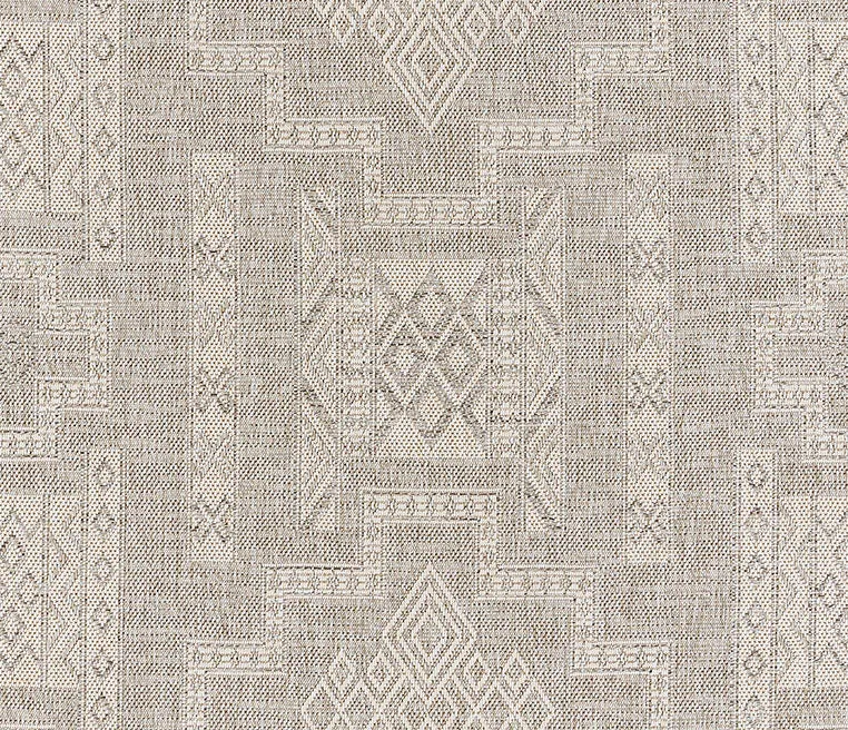 Harbor Grey Motif Outdoor Rug