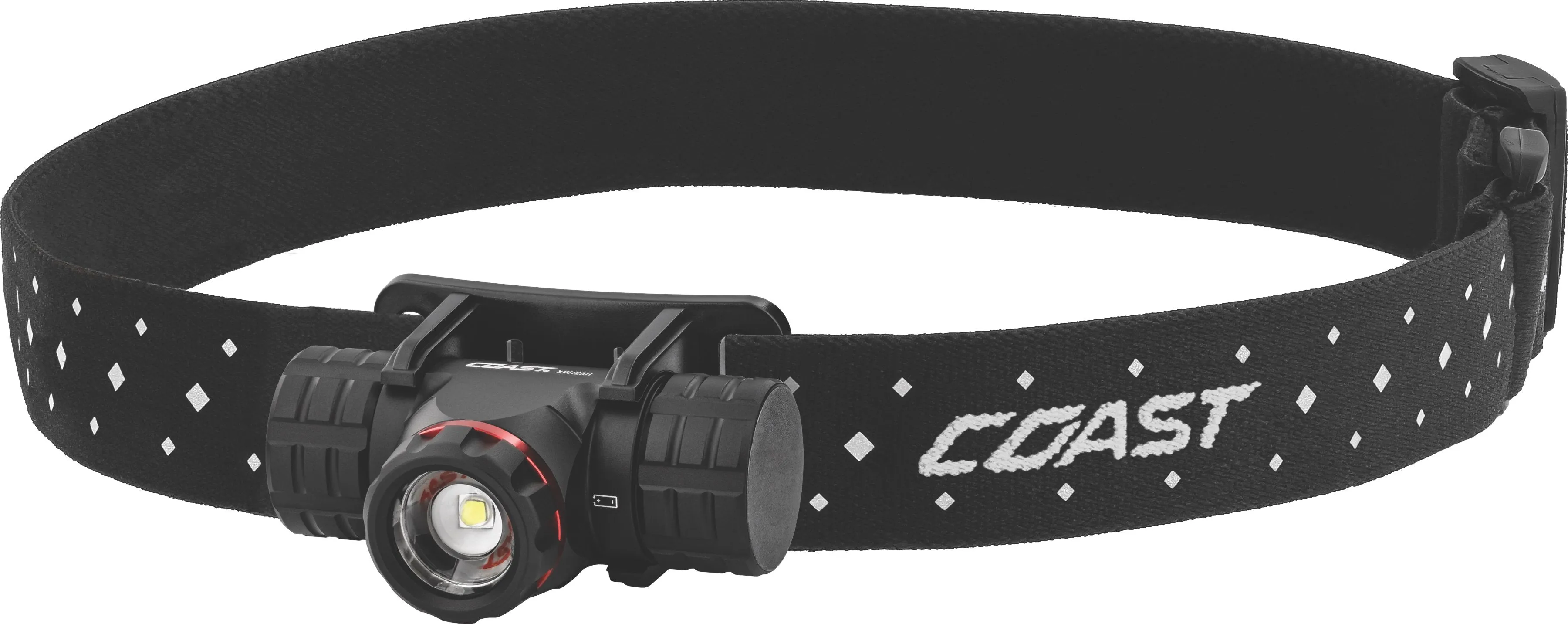 Headlamp - COAST XPH25R 400 lumens Black LED Head Lamp, Vending Pack, 30577