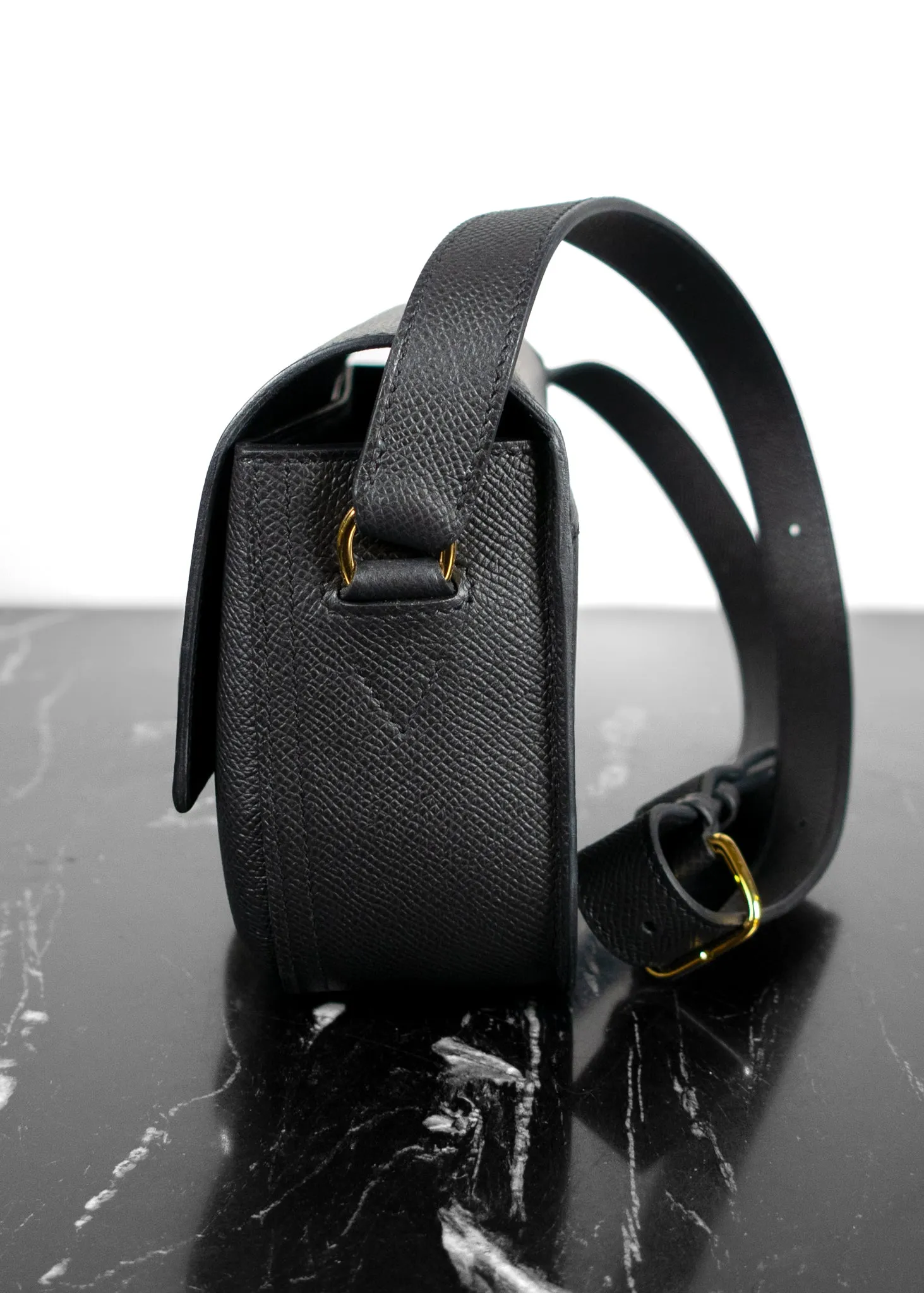 Hermès Epsom Della Cavalleria Elan Black