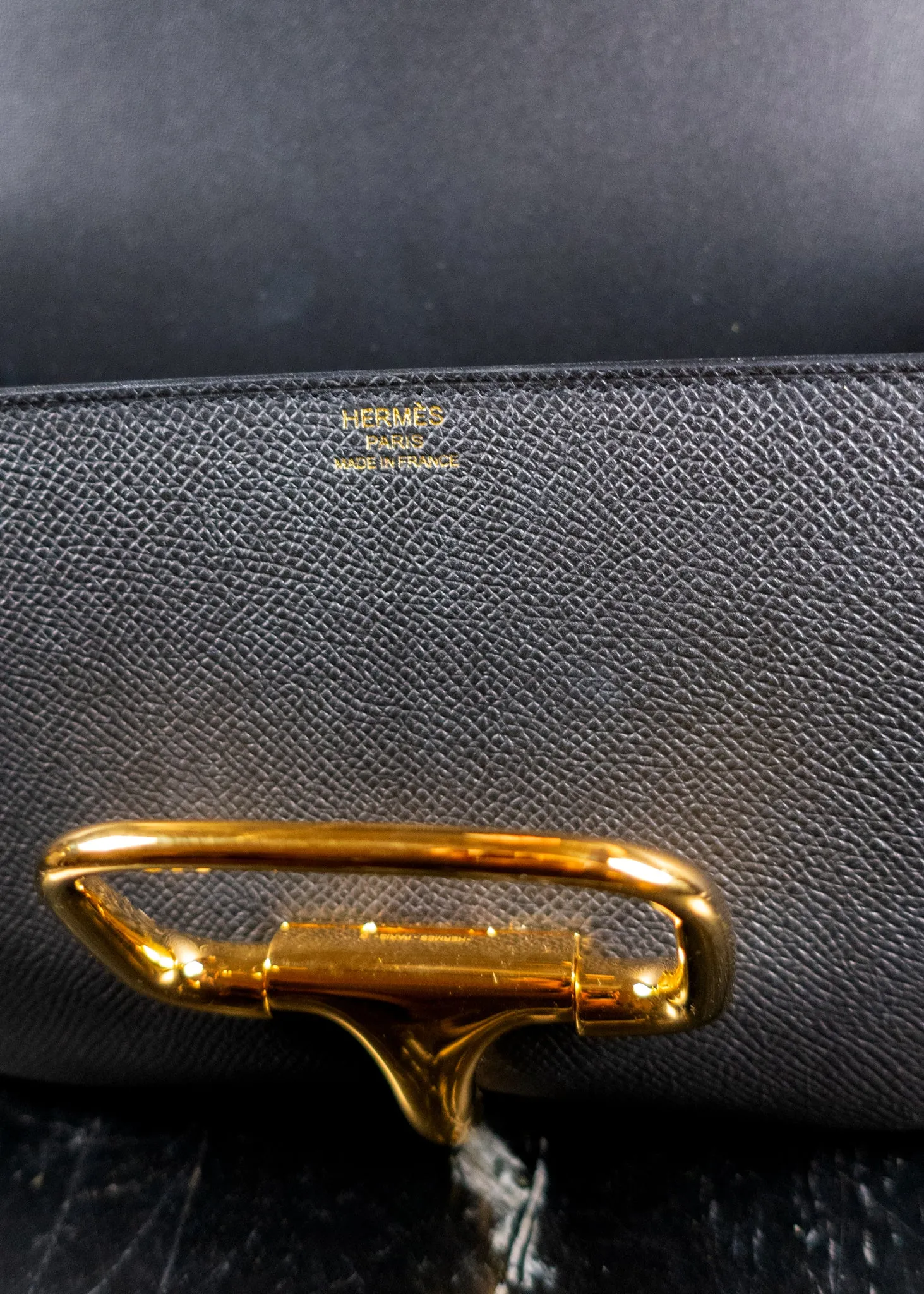 Hermès Epsom Della Cavalleria Elan Black