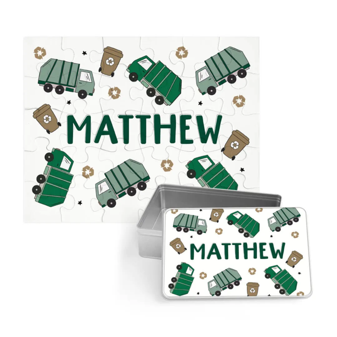 Kids Personalized 30 Piece Puzzle | Clean Up Crew