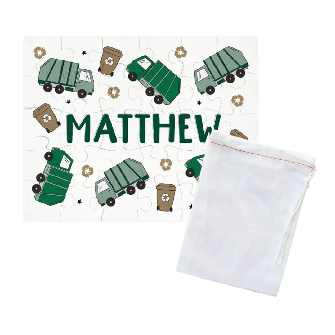 Kids Personalized 30 Piece Puzzle | Clean Up Crew