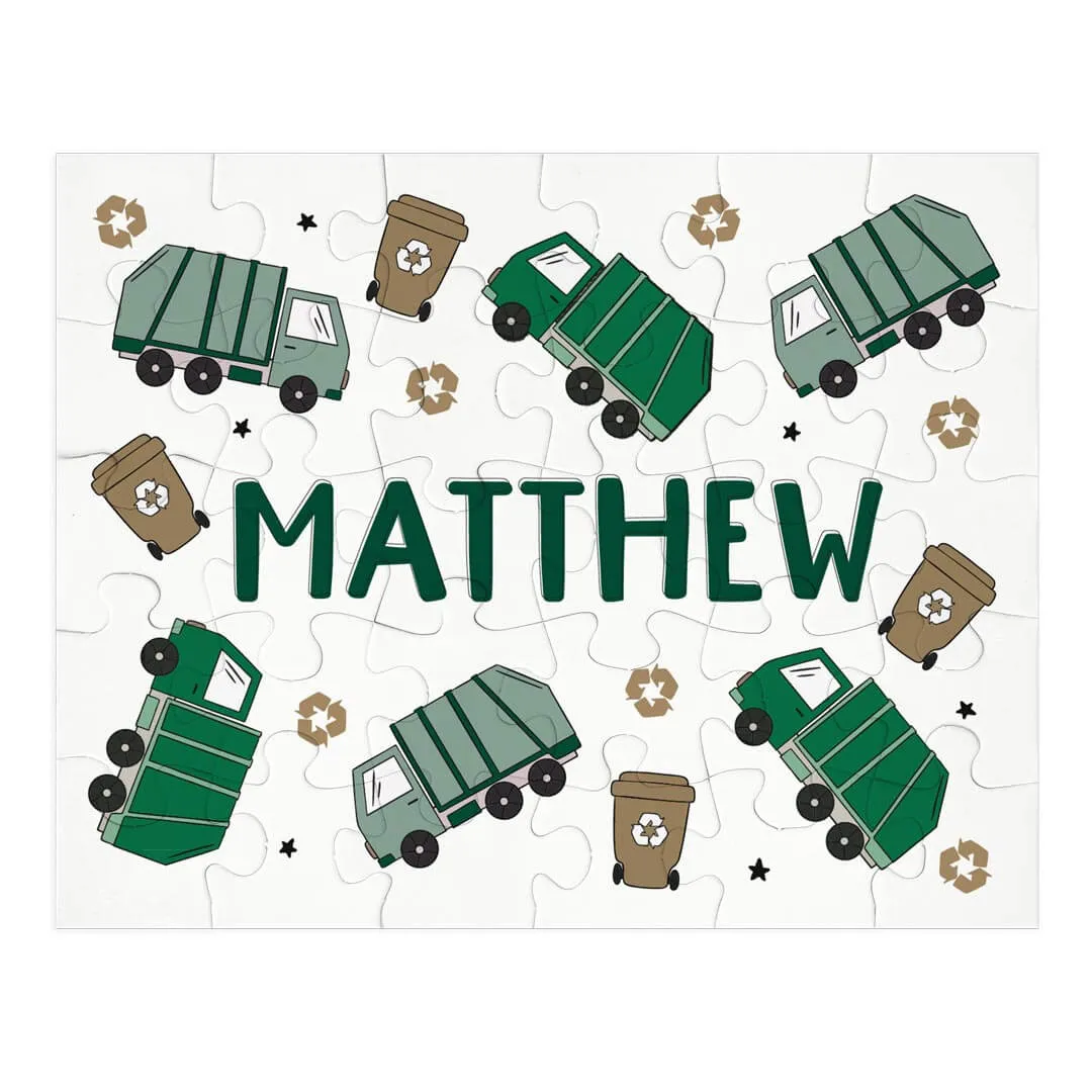 Kids Personalized 30 Piece Puzzle | Clean Up Crew