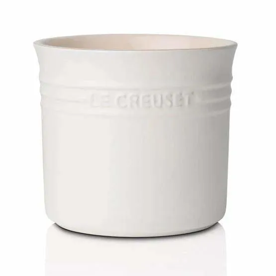Le Creuset Stoneware Large Utensil Jar Cotton