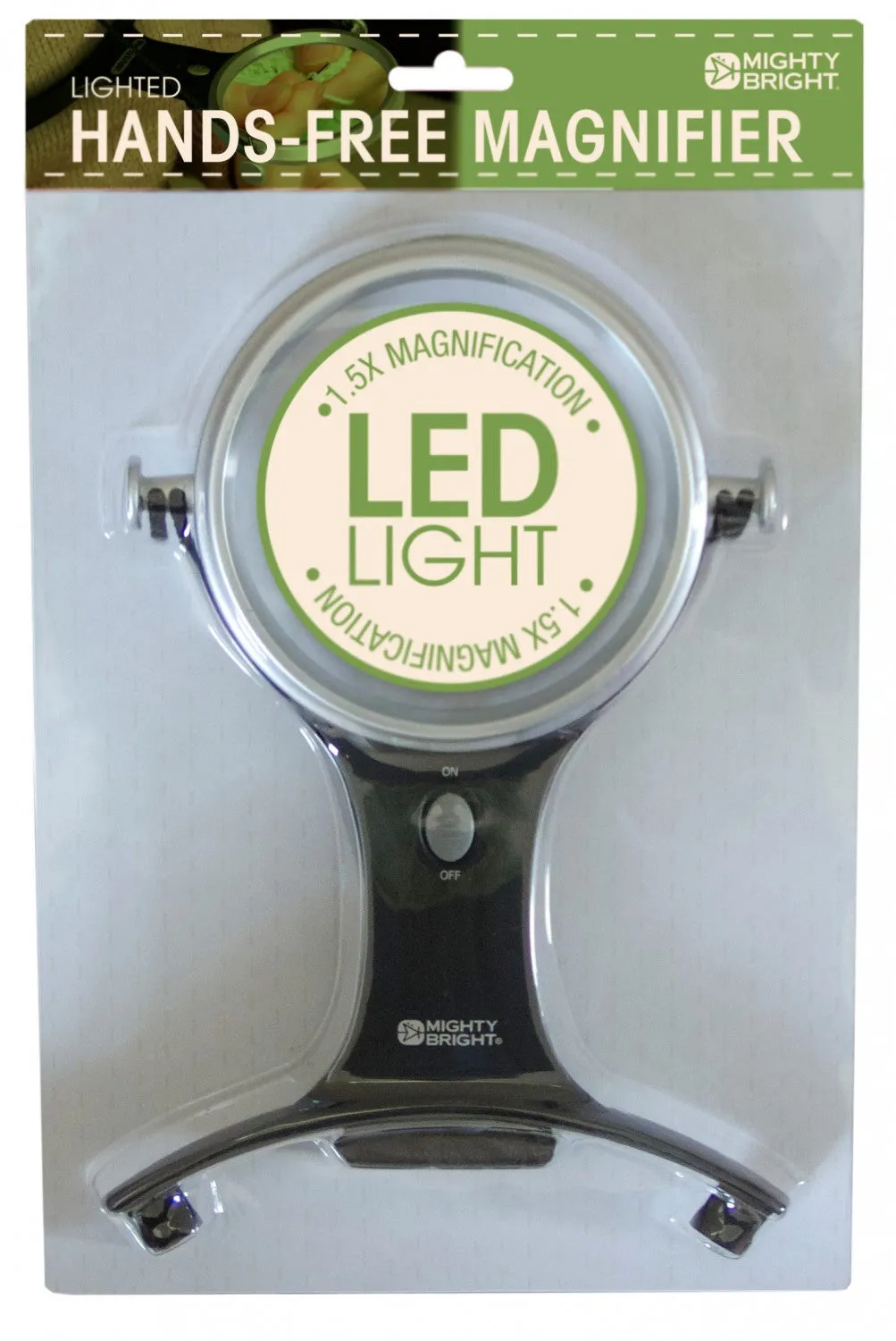 Lighted Hands Free Magnifier 4in