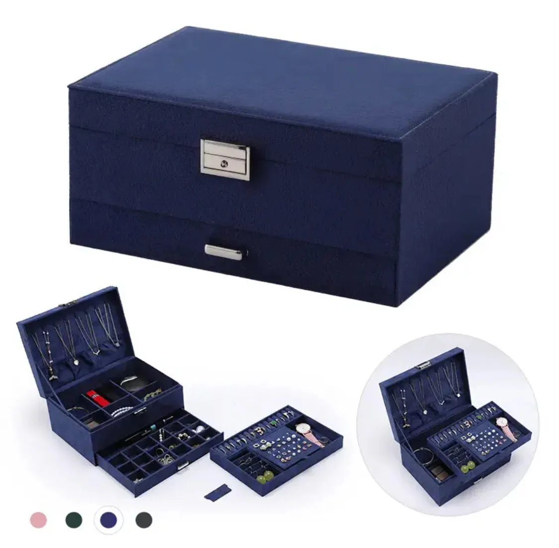 LUXOR JEWELRY BOX WITH LOCK