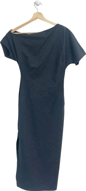 Mango Dark Grey Adriana Dress UK XS