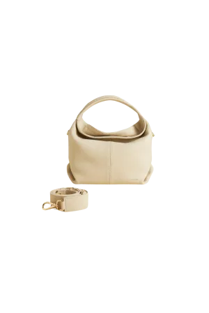 Mini Gala in Vanilla Grained Leather
