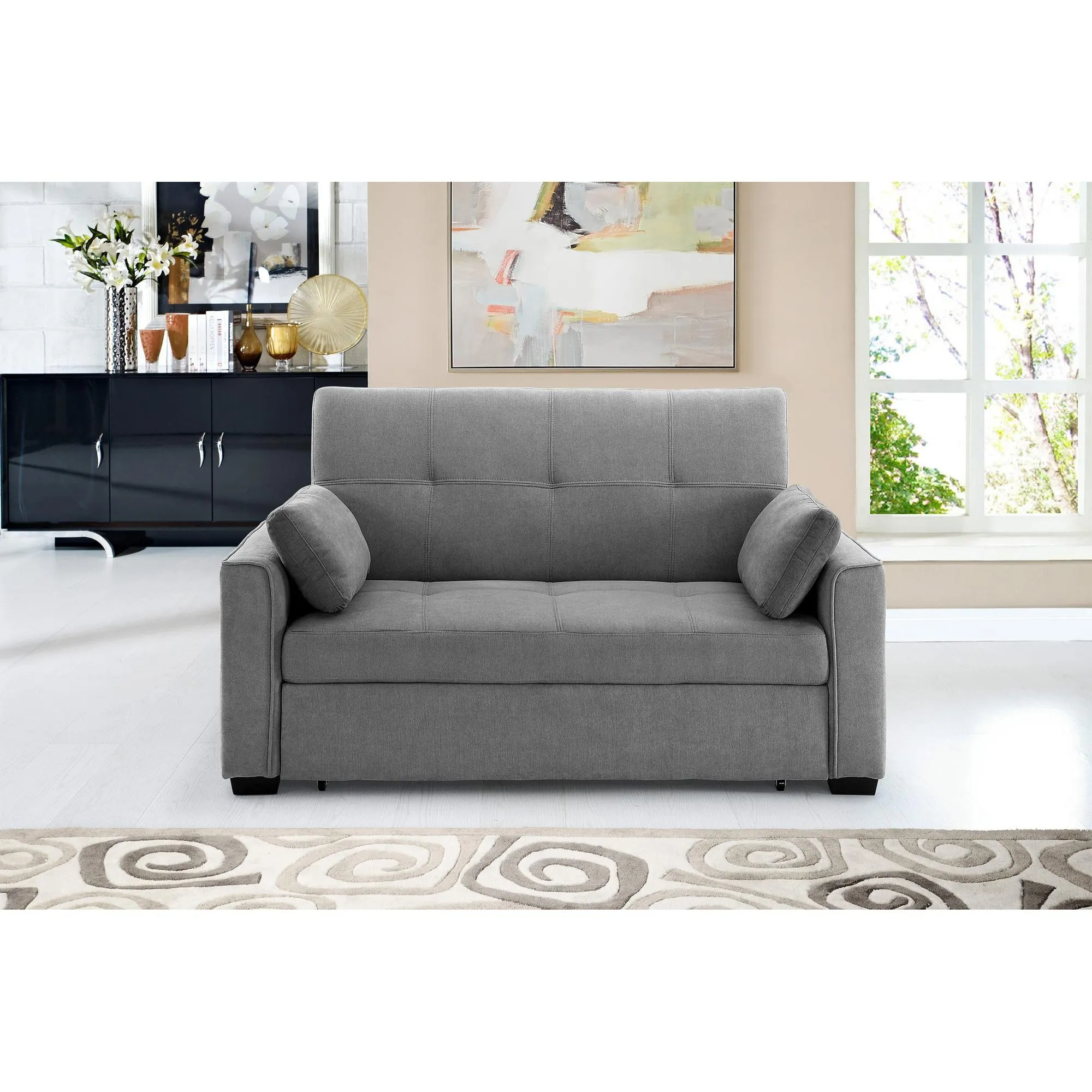 Nantucket Loveseat Full Size Sleeper in Cappuccino