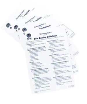 PADI Divemaster Scuba Diving DM Slates - 60207