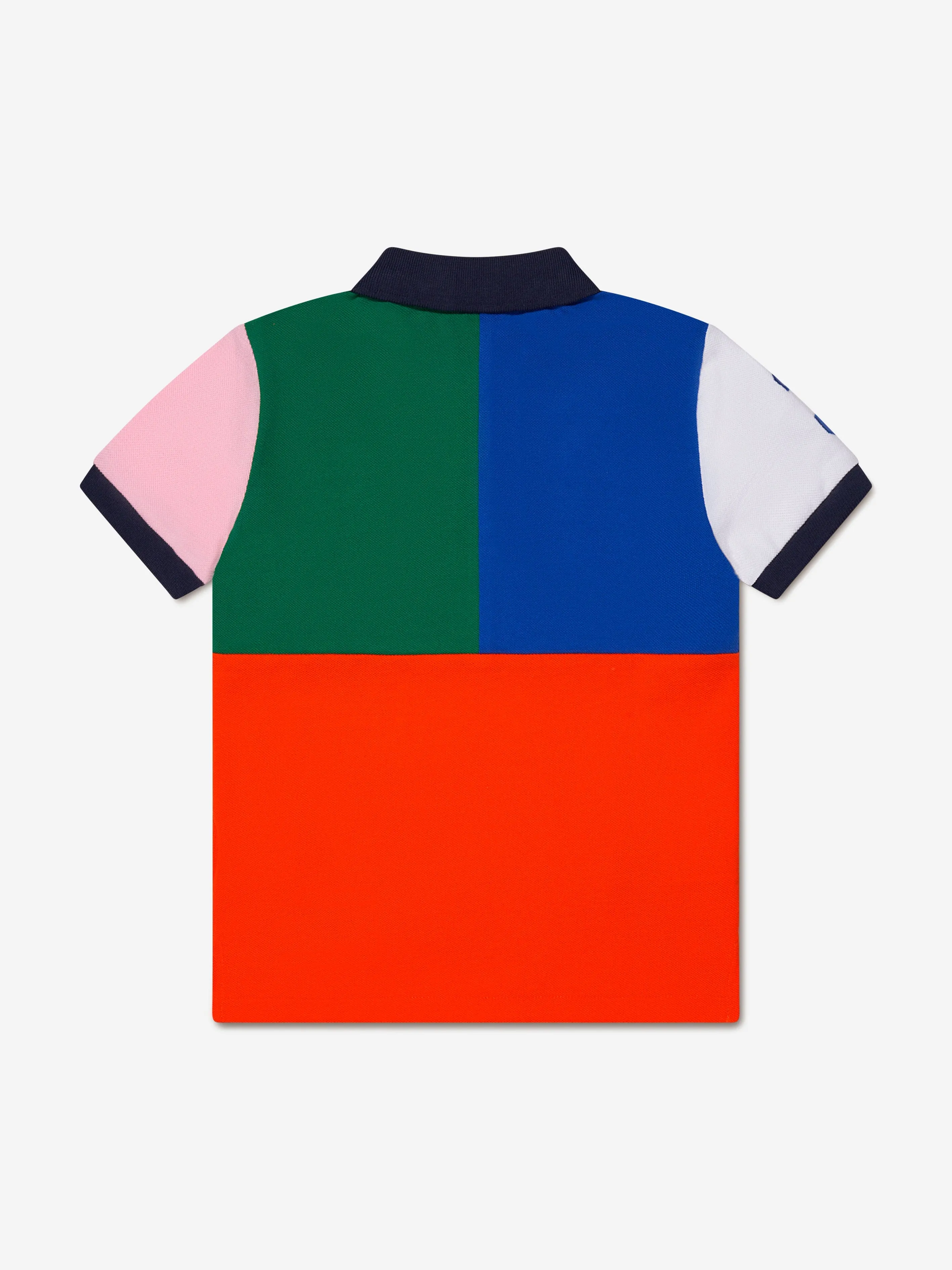 Ralph Lauren Boys Colourblock Polo Shirt in Multicolour