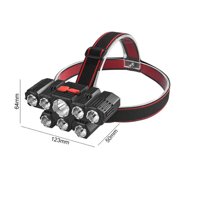 Rechargeable Head-Mounted Flashlight Pd-6