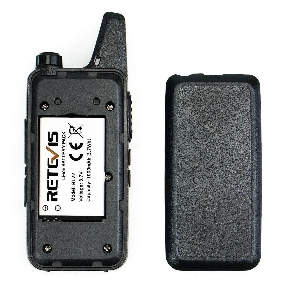 Retevis Mini Walkie Talkie 2 Pcs VOX USB Charging PMR 446 FRS License-free Portable Two Way Radio Station For Restaurant Retail