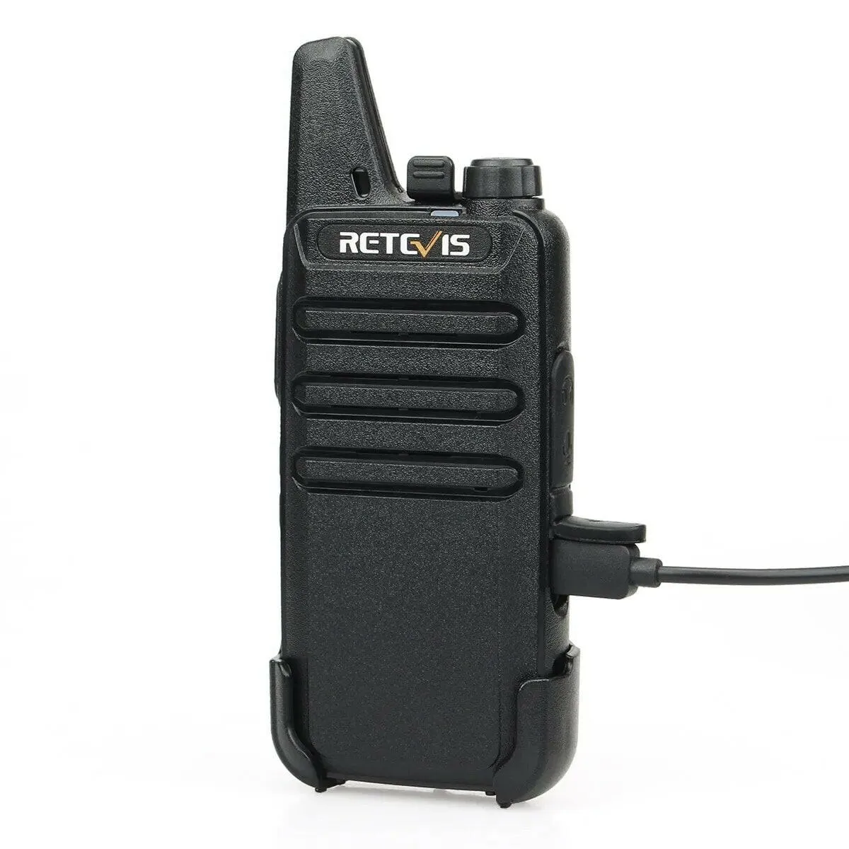 Retevis Mini Walkie Talkie 2 Pcs VOX USB Charging PMR 446 FRS License-free Portable Two Way Radio Station For Restaurant Retail