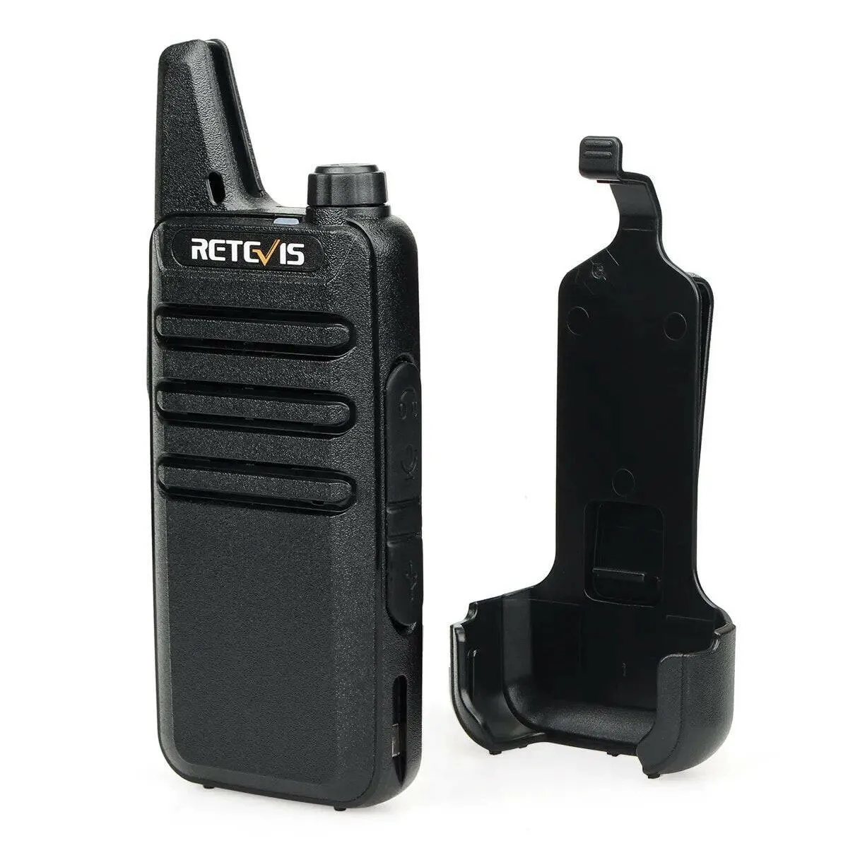 Retevis Mini Walkie Talkie 2 Pcs VOX USB Charging PMR 446 FRS License-free Portable Two Way Radio Station For Restaurant Retail