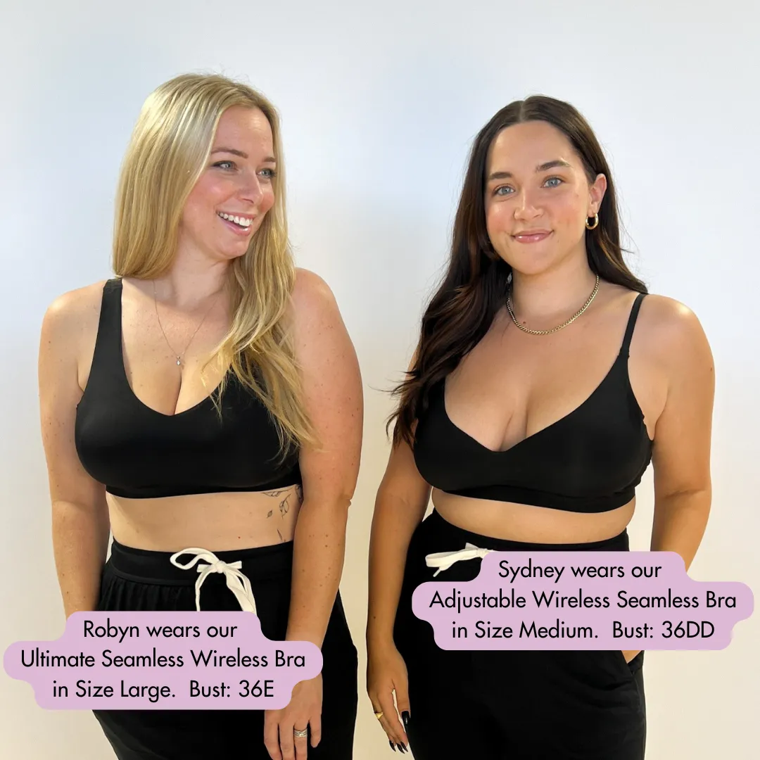 Seamless Wireless Bra - Adjustable