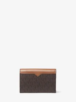 Small Logo and Leather 3-in-1 Card Case