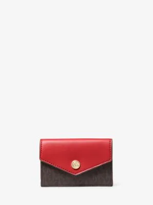 Small Logo and Leather 3-in-1 Card Case