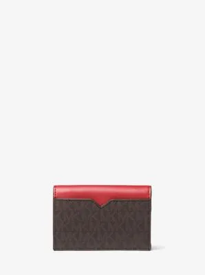 Small Logo and Leather 3-in-1 Card Case