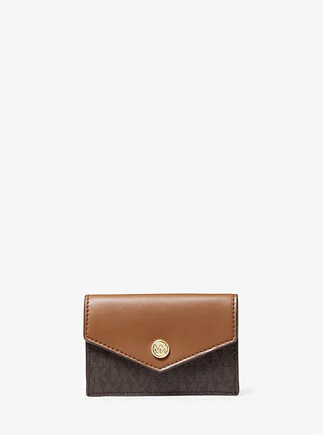 Small Logo and Leather 3-in-1 Card Case