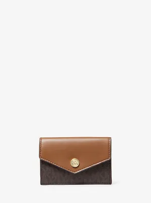 Small Logo and Leather 3-in-1 Card Case