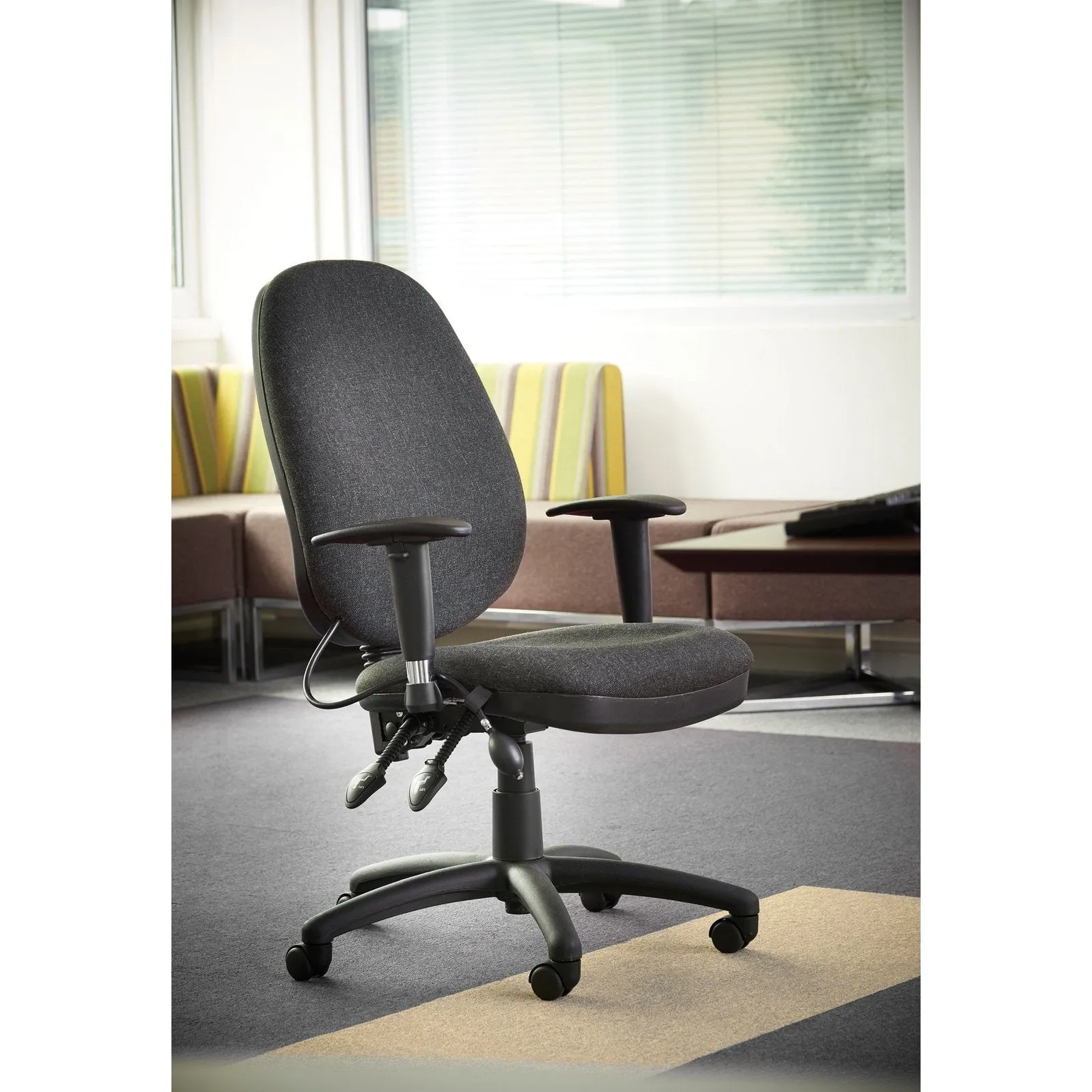 Sofia adjustable lumbar operators chair
