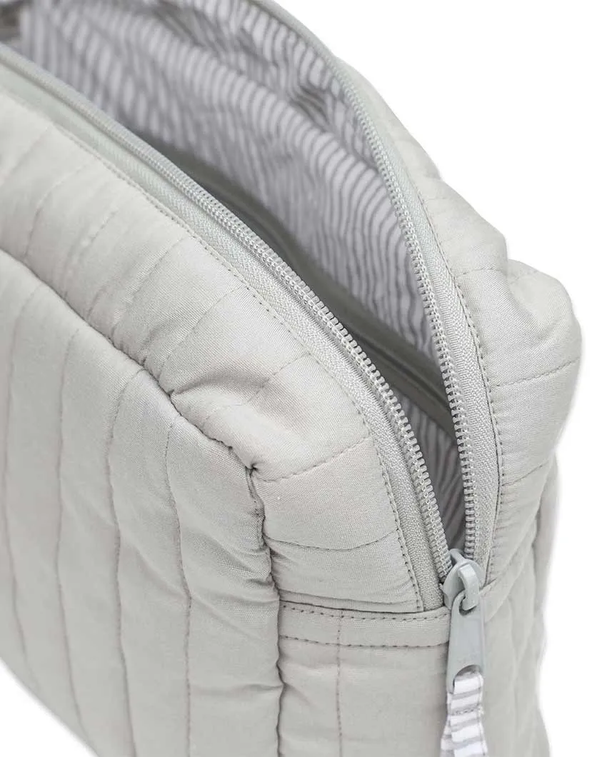 Spacious Organic Cotton Organizer Pouch | 10 x 9 inches
