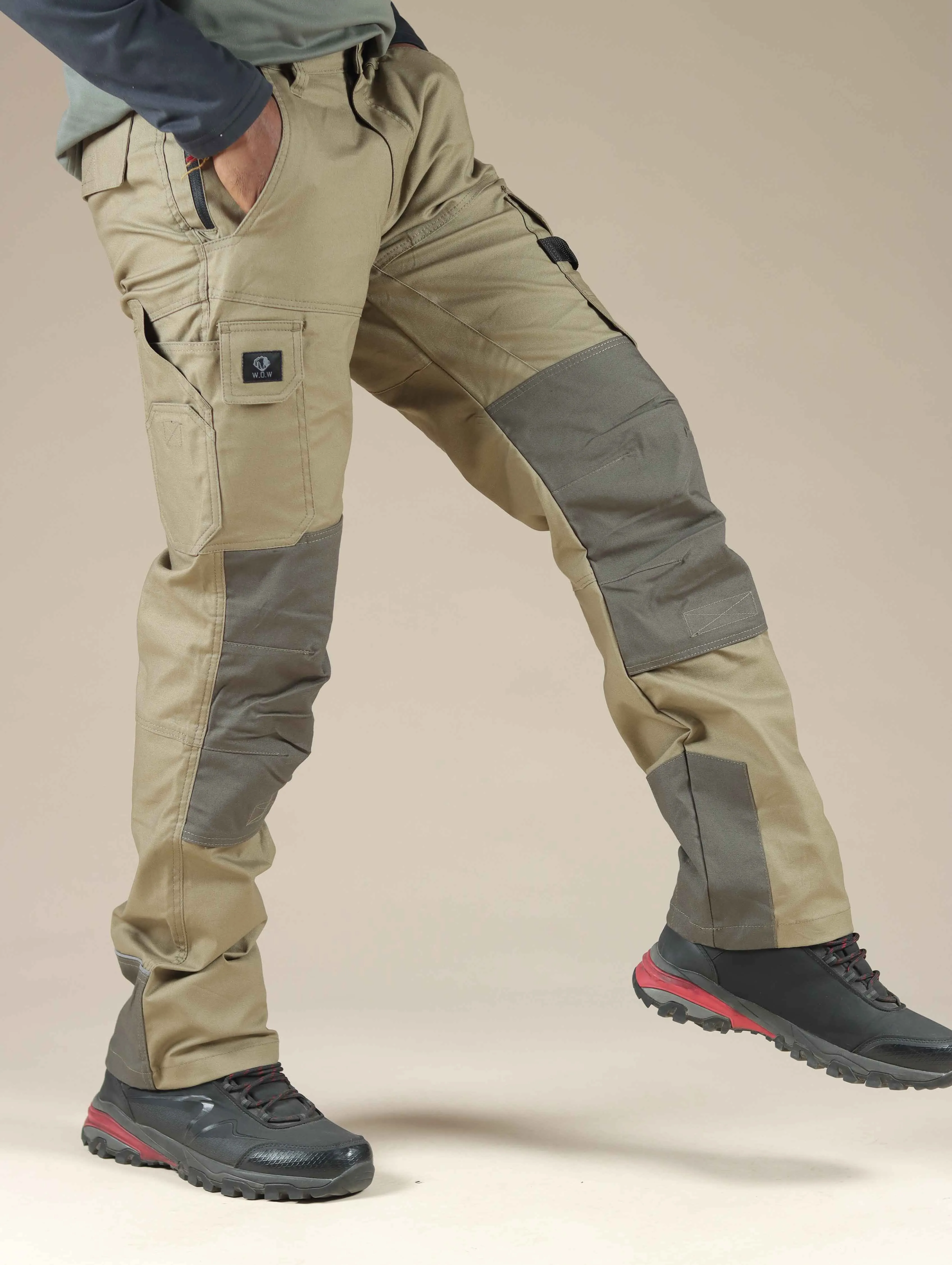 Stylish- rough and tough perfect for outdoor cargo by walkoutwear(khaki-olive)