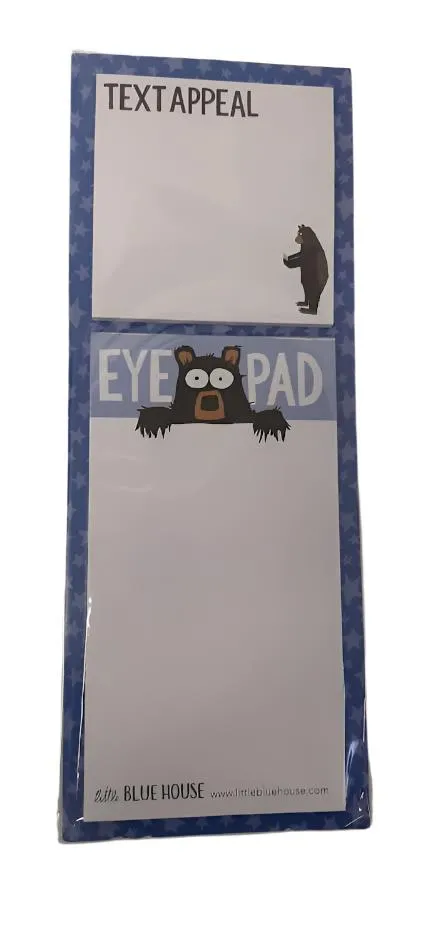 Text Appeal Eye Pad-4x11" Magnetic List-Sticky Notes-ml1txap001