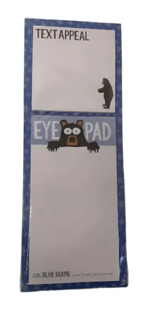 Text Appeal Eye Pad-4x11" Magnetic List-Sticky Notes-ml1txap001