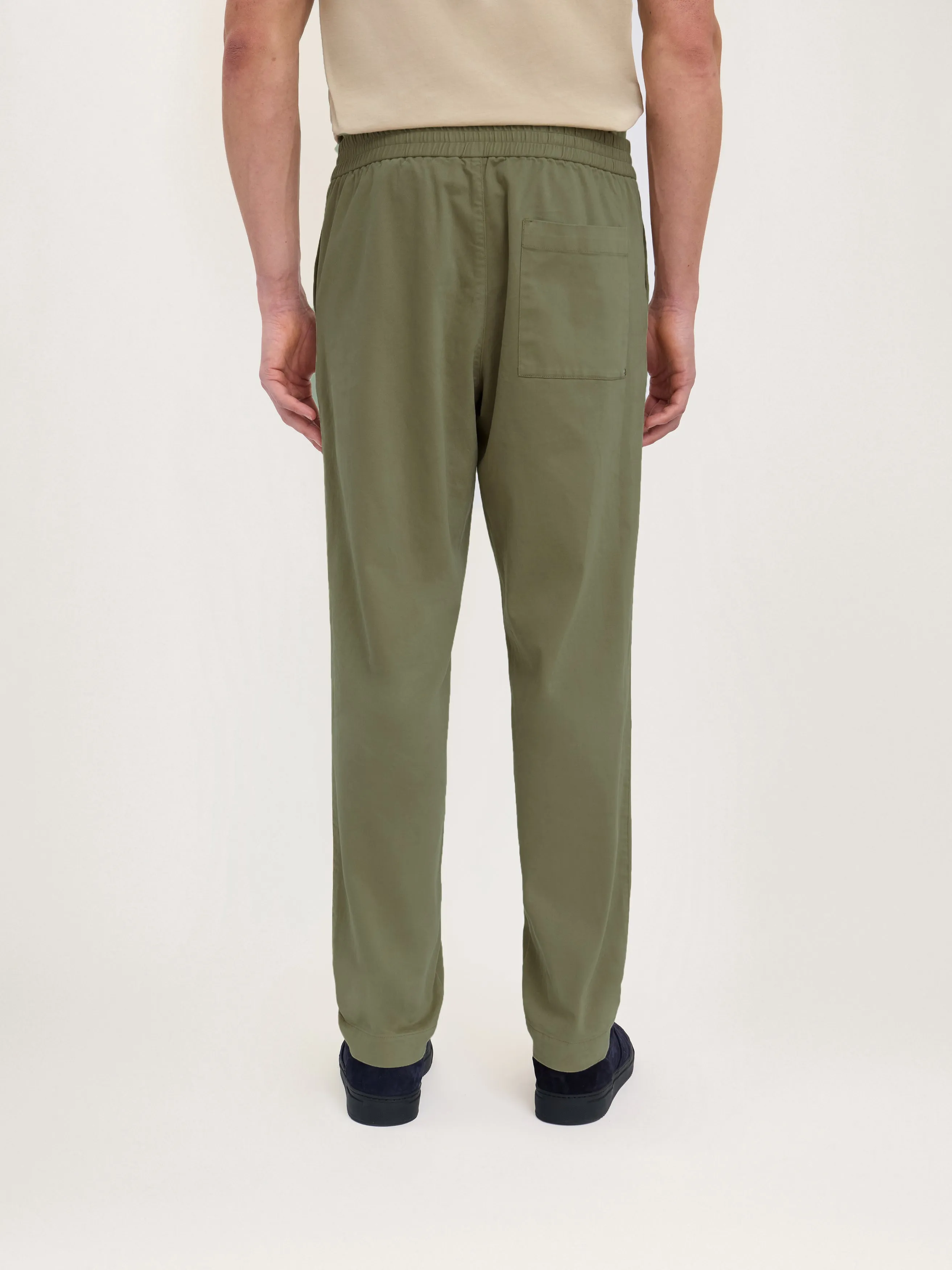 The Easy Trouser || Moss | Organic Cotton
