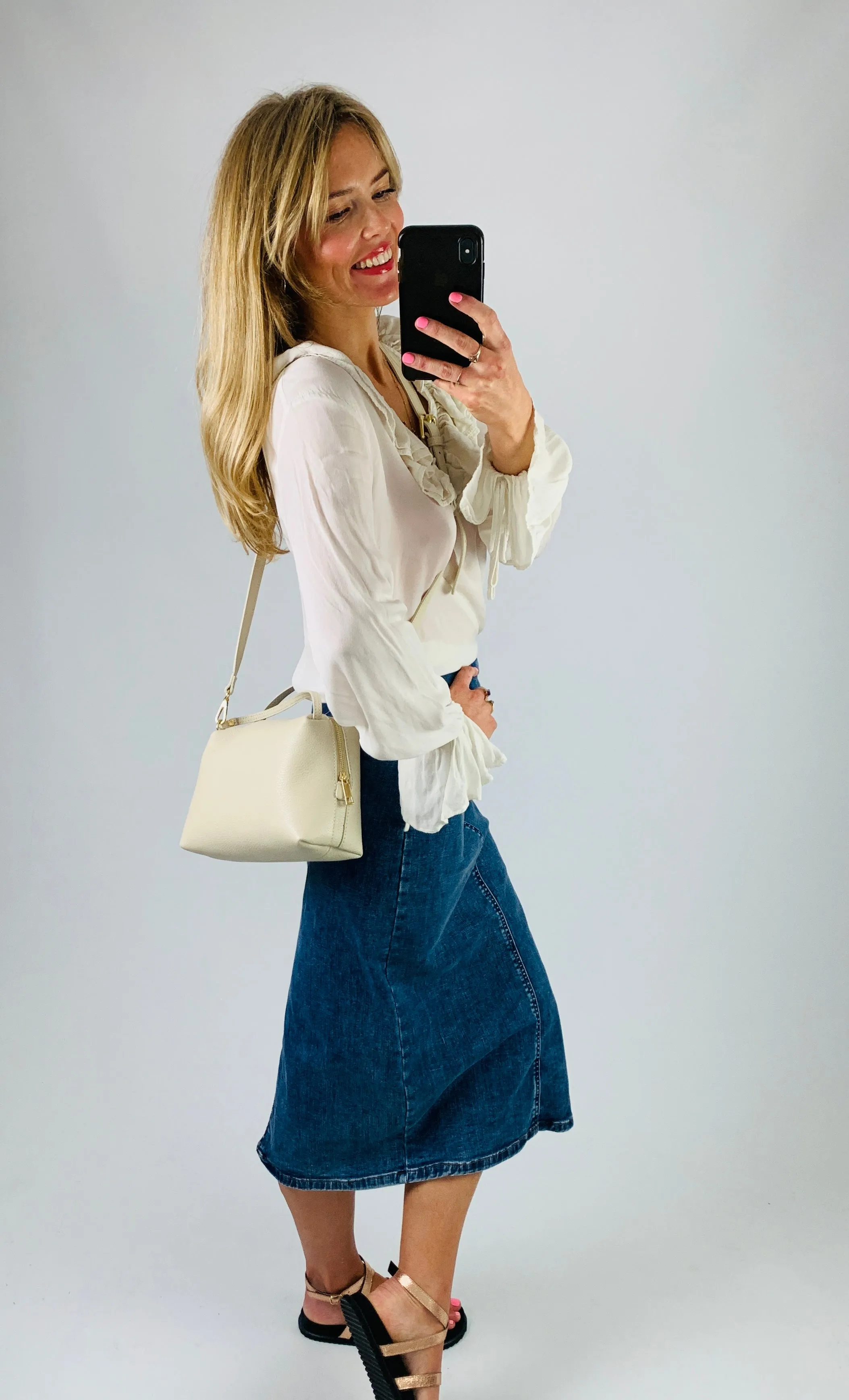 The Firenze Crossbody Cream