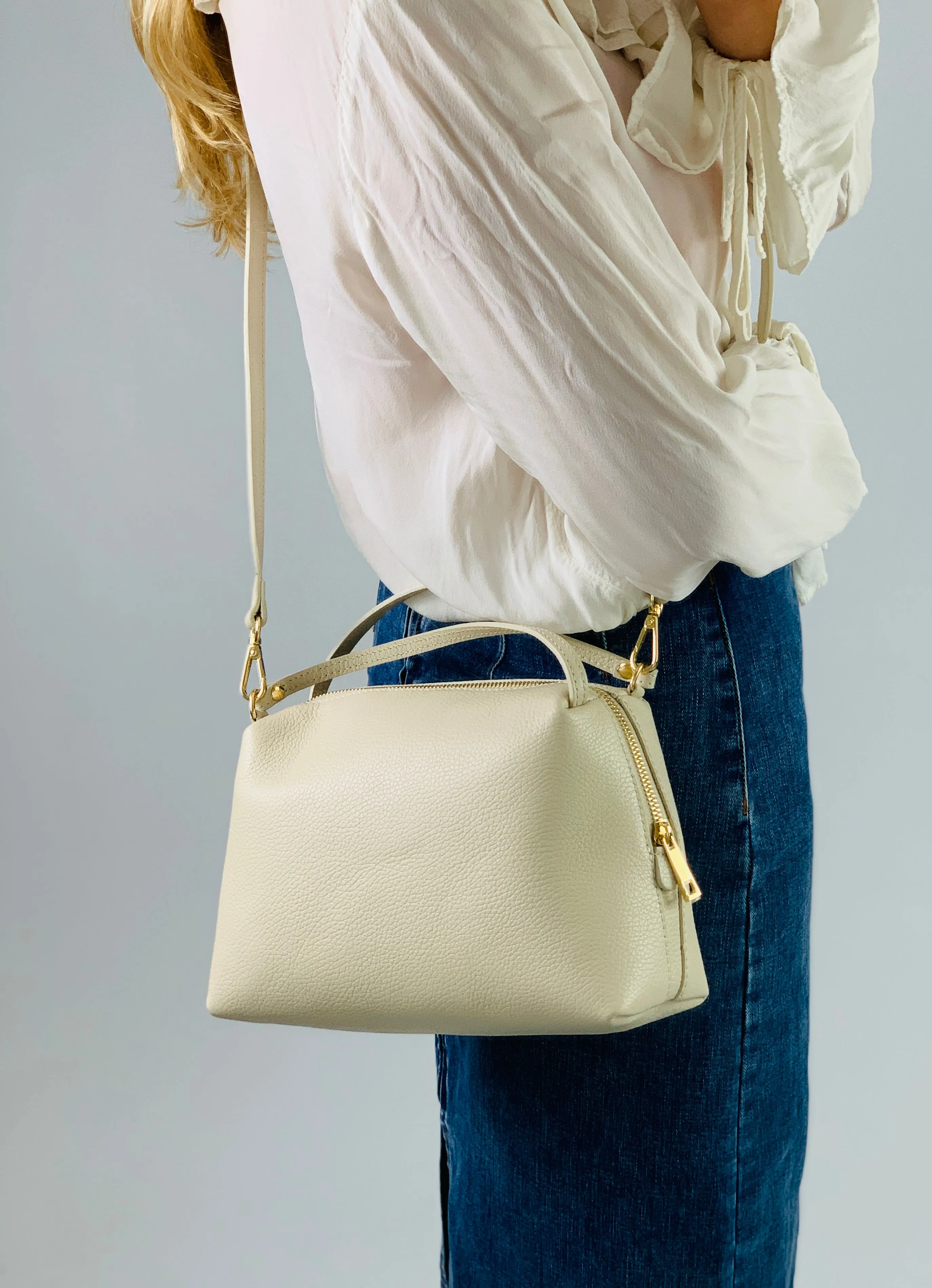 The Firenze Crossbody Cream