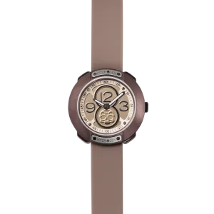 Timeless Brown Elegance: The Vista Classic Timepiece
