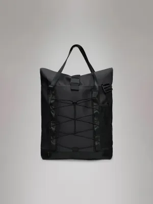 Trail Rolltop Tote Bag - Black